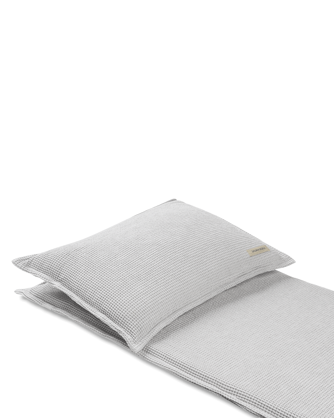 Detailaufnahme Saunasofa Set in Cloud (Hellgrau)