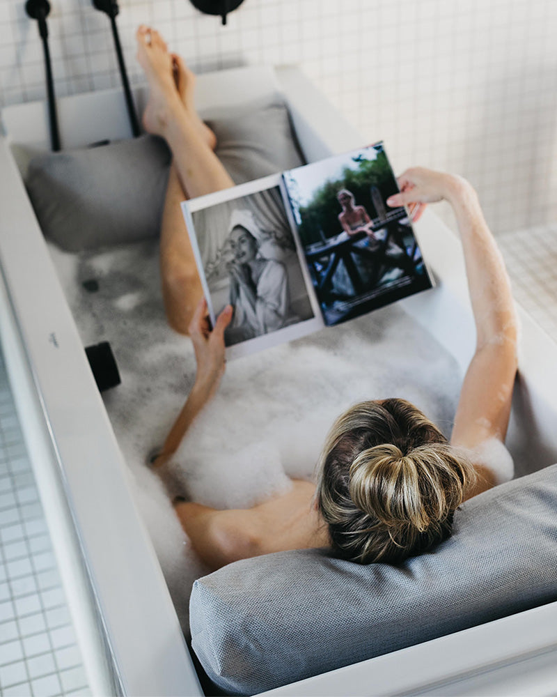 BATHROOM SOFA back cushion grey