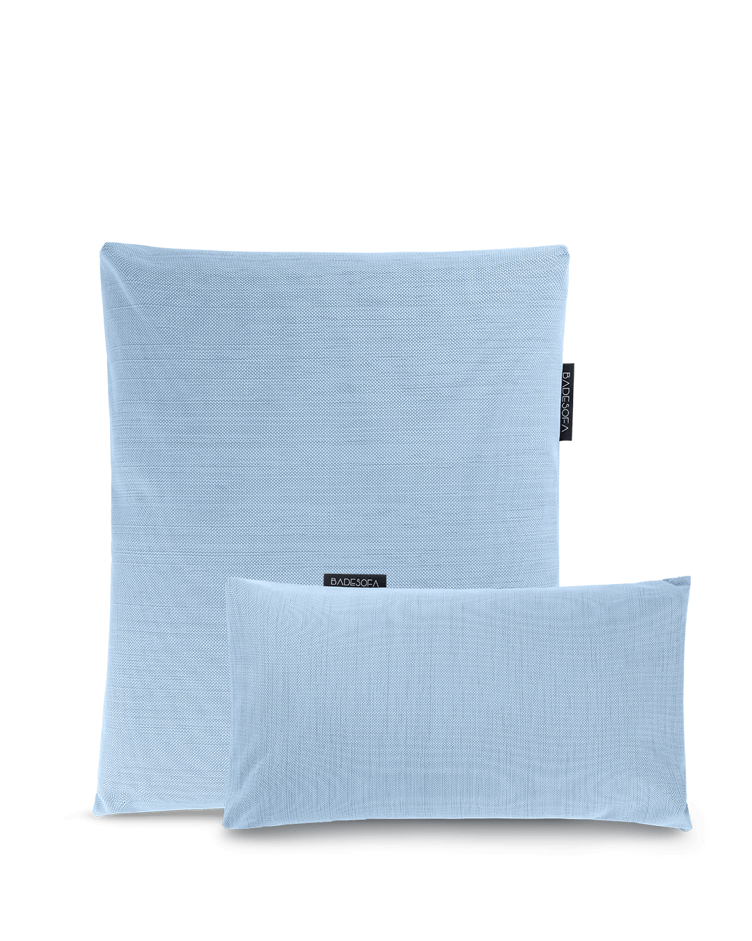 Badesofa Rückenkissen Größe Large und Fusskissen in Blau 